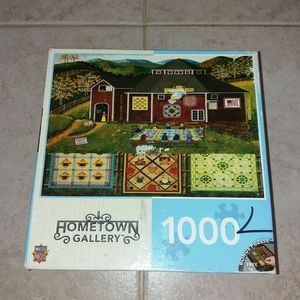 Master Piece Puzzle 1000 Having Fun One piece at a Time 27×19" Used All Pieces T